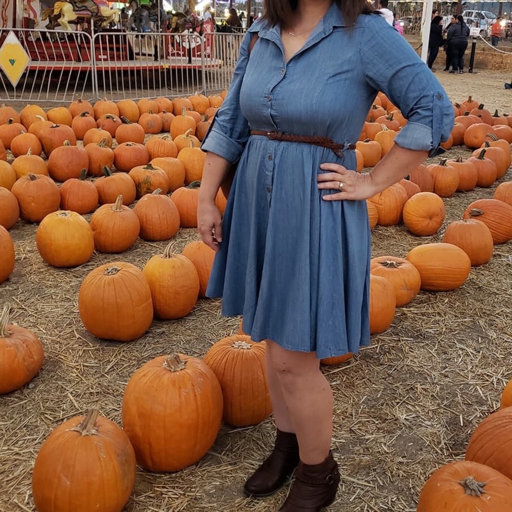 Chambray Dress